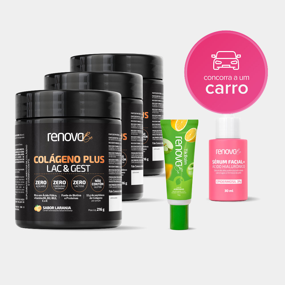 Colágeno Plus Lac & Gest para gestantes e lactantes - Exclusivo