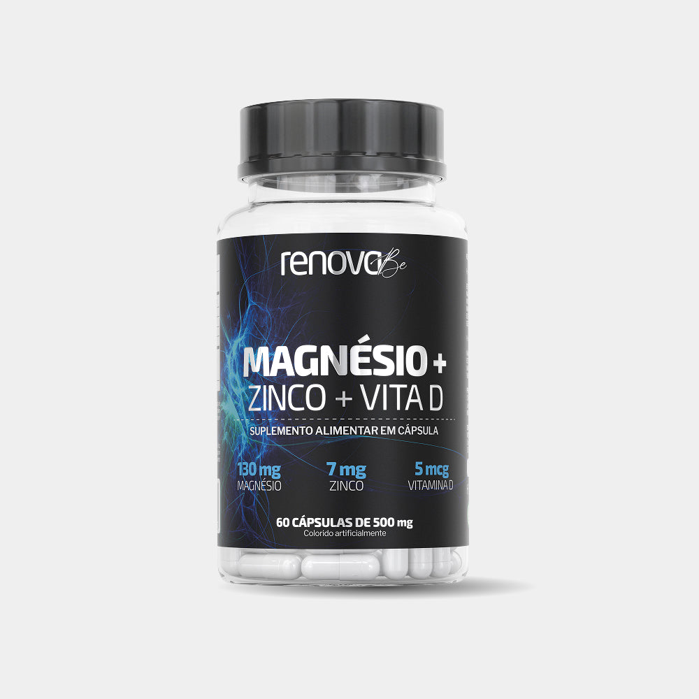 Magnésio com Zinco e Vitamina D